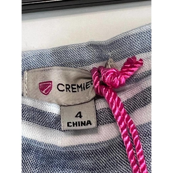 Cremieux Midi Skirt Striped with Accent Buttons, Size 4 New With Tag - Picture 5 of 7